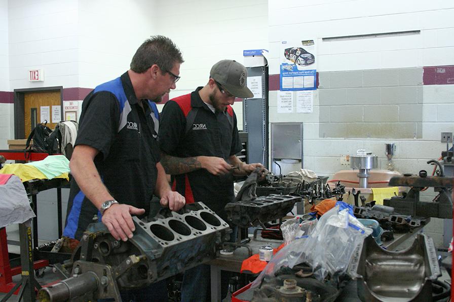 Teaching Student repair car