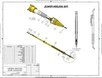 Mechanical Golden Pencil